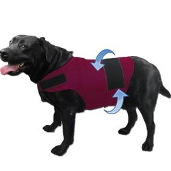 Dog Anxiety Jacket, Skin-Friendly Dog Calming Shirt - Dogs Vest for Thunder, Fireworks and Separation - Keep Pet Calm Without Medicine & Training, Ant
