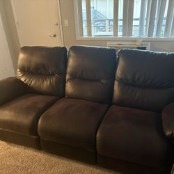 Black Reclining couch