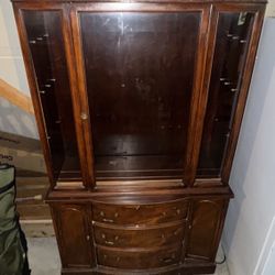 Solid Wood China Cabinet