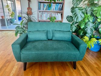 Green Loveseat, brand new!