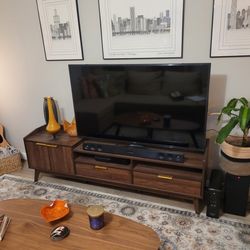 Mid Century Modern Style Tv Stand Credenza