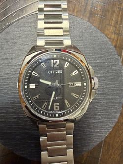 Citizen Eco-Drive 42mm Silver Stainless Steel Case with Silver Stainless