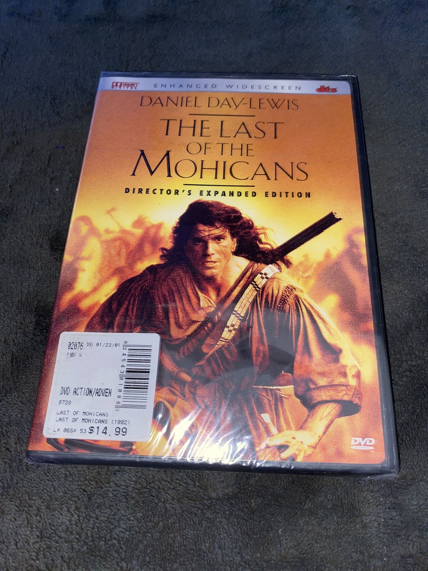 The Last Of The Mohicans DVD. New.