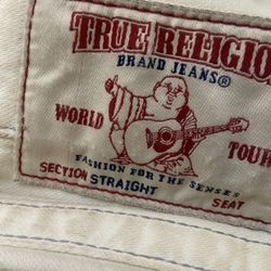 True Religion White Jeans 