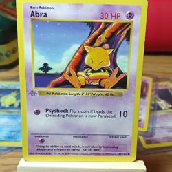 1st Edition greystamp shadowless abra