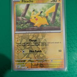 Pokemon Pikachu Rev Holo