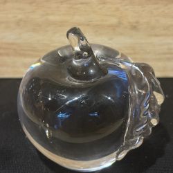 Apple Glass Paperweight