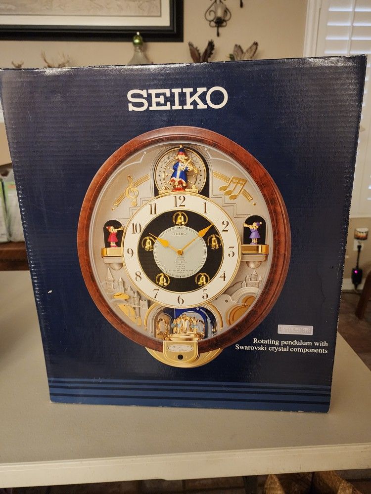 Seiko beatles wall discount clock