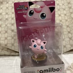 Nintendo Jigglypuff Amiibo From Super Smash Brothers / Pokémon