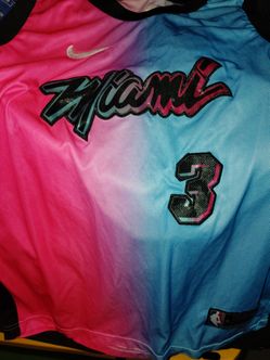Nike Miami Heat #3 City Edition NBA Jersey