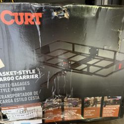 Basket Style Hitch Cargo Carrier With Bag 