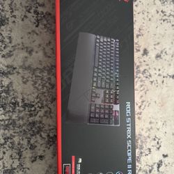 ASUS ROG Strix Scope I| Gaming Keyboard, pre-lubed ROG RX Red Linear Optical switches, Sound-dampening Foam, PBT doubleshot keycaps, Streaming hotkeys