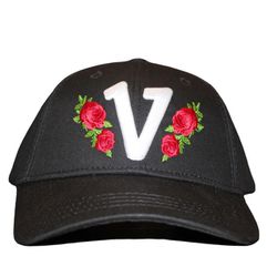 Vadaline V Logo Floral Dad Hat 