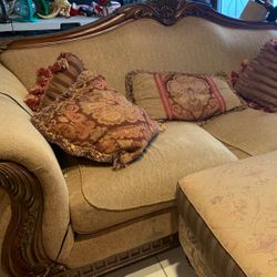 Sofa And Loveseat And Ottomon