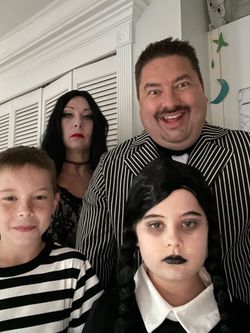 Gomez Addams Halloween Costume – Pinstripe Suit – Addams Family