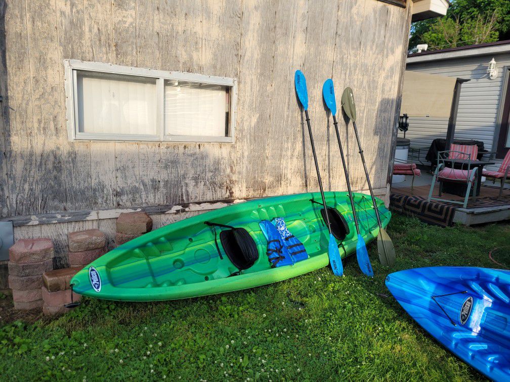 I Have 2 Kayaks One 2 Seater Only Used Maybe 3 Times 