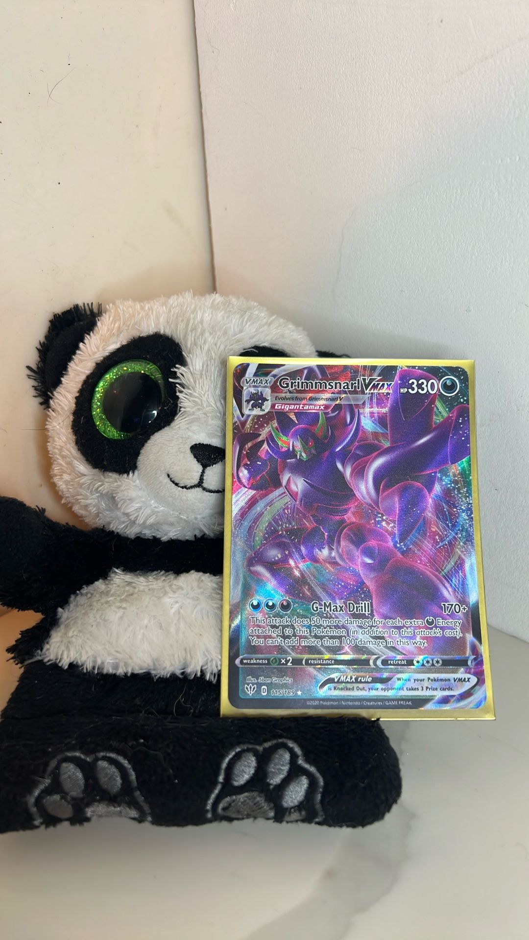 Pokemon Card Grimmsnarl Vmax 