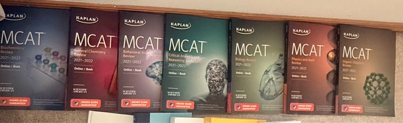 Kaplan MCAT Complete 7-Book Set 2021-2022 — Excellent Condition