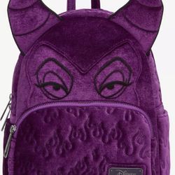 Sleeping Beauty Maleficent  Mini Backpack With Matching Wallet 