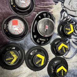 1X MTX THUNDER693 6X9 / 3X KICKER CSC65 6.5 / 2X KICKER KS65 6X9