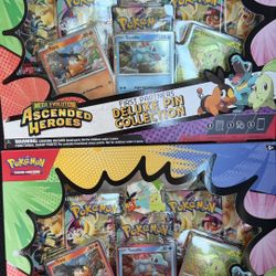 POKEMON ASCENDED HEROES DELUXE PIN COLLECTION