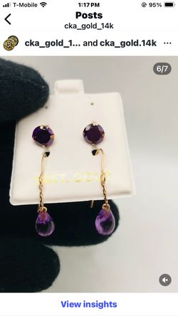 14k EARRINGS SET