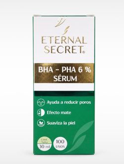 Eternal Secret BHA PHA 6% Face Serum for Pores, Matte Effect