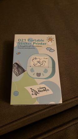 D21 portable sticker printer