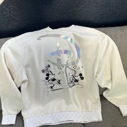 Mickey Mouse and Minnie Mouse Pullover Sweatshirt for Women by Vans Size X-small