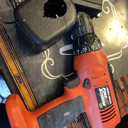 Black And Decker Firestorm 12 Volt Drill With Charger No Battery 