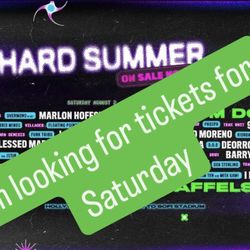 HARDSUMMER TICKETS