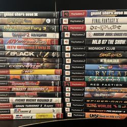 PlayStation 2 Games (Message For Pricing)
