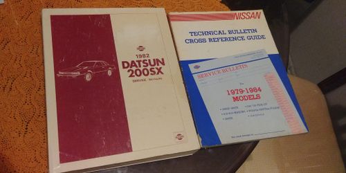 Datsun 200sx Original Service Manual/Book 1982