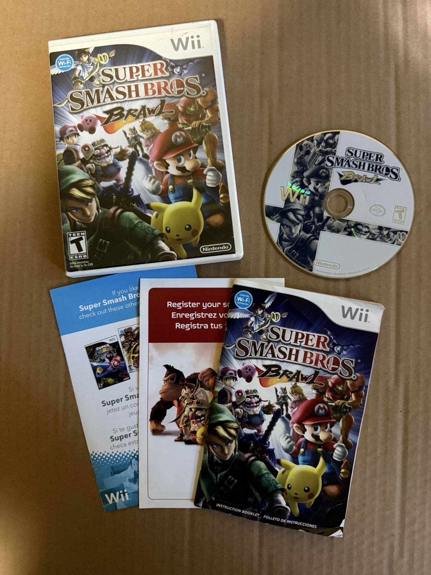 Super Smash Bros Brawl ( Wii ) CIB