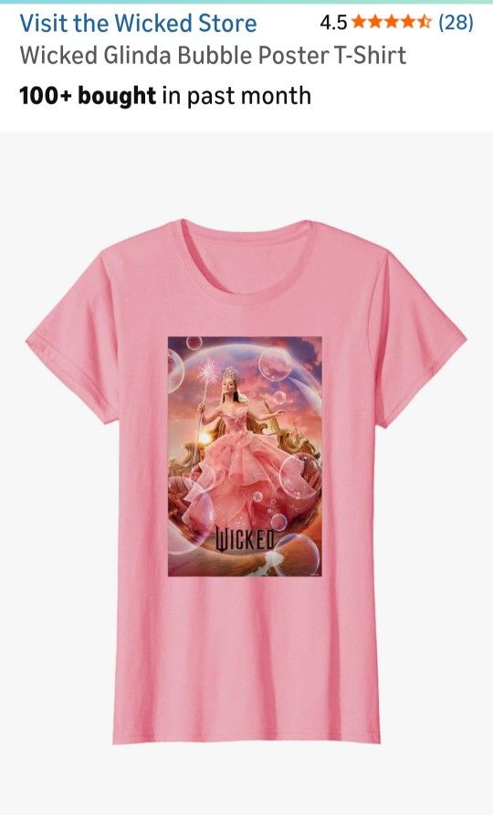 "WICKED" Glinda T-shirt