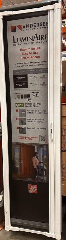 Sliding patio screen 72 in. x 80 in