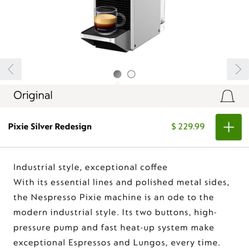 Used Nespresso Coffee Machine