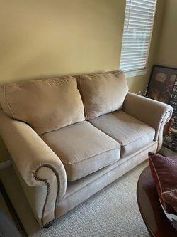 Small sofa and loveseat