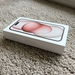 Pink Iphone 15 EMPTY BOX