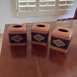 3 Southwestern Style Tissue Box Covers