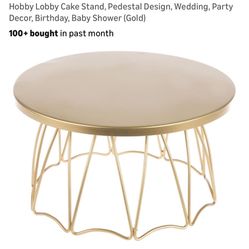 Gold Cake Stand