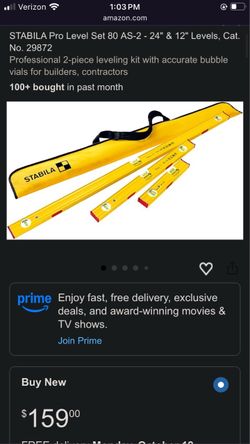 Brand New, Sealed Stabila Level Type Pro Set 80AS 80 AS  0(contact info removed)8403