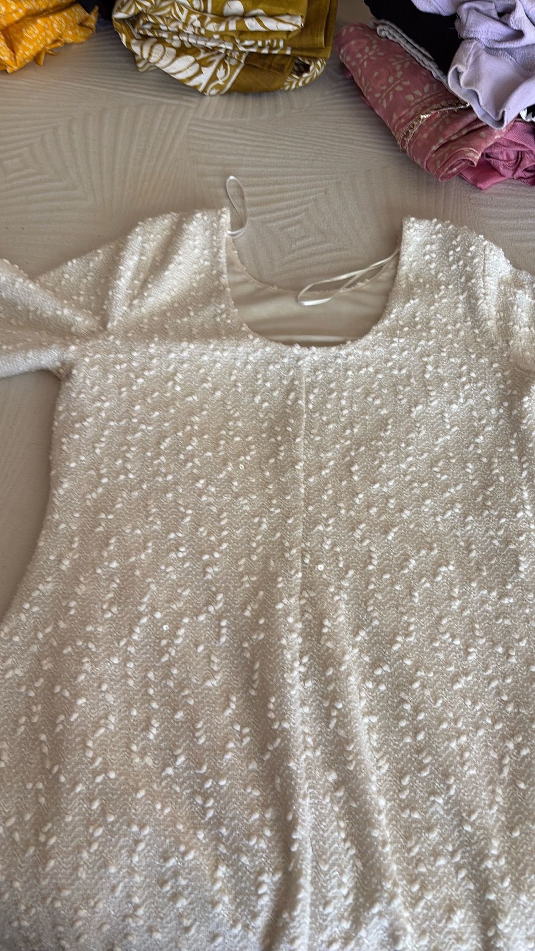 Jennifer Lopez JCPenney brand white one piece women dress size l