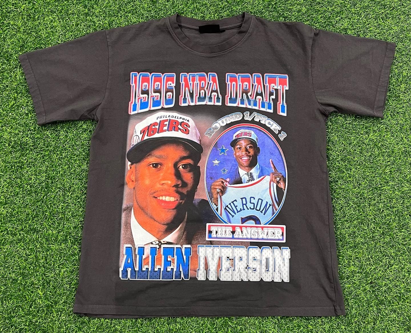 Grace Court Allen Iverson Draft T-Shirt size M