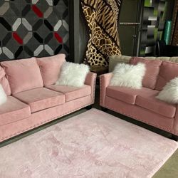 All Pink Furniture/ Vanity/ Bed/ Bedroom Furniture/ Girly/ Customizable - Same Day Delivery - No Credit Needed 