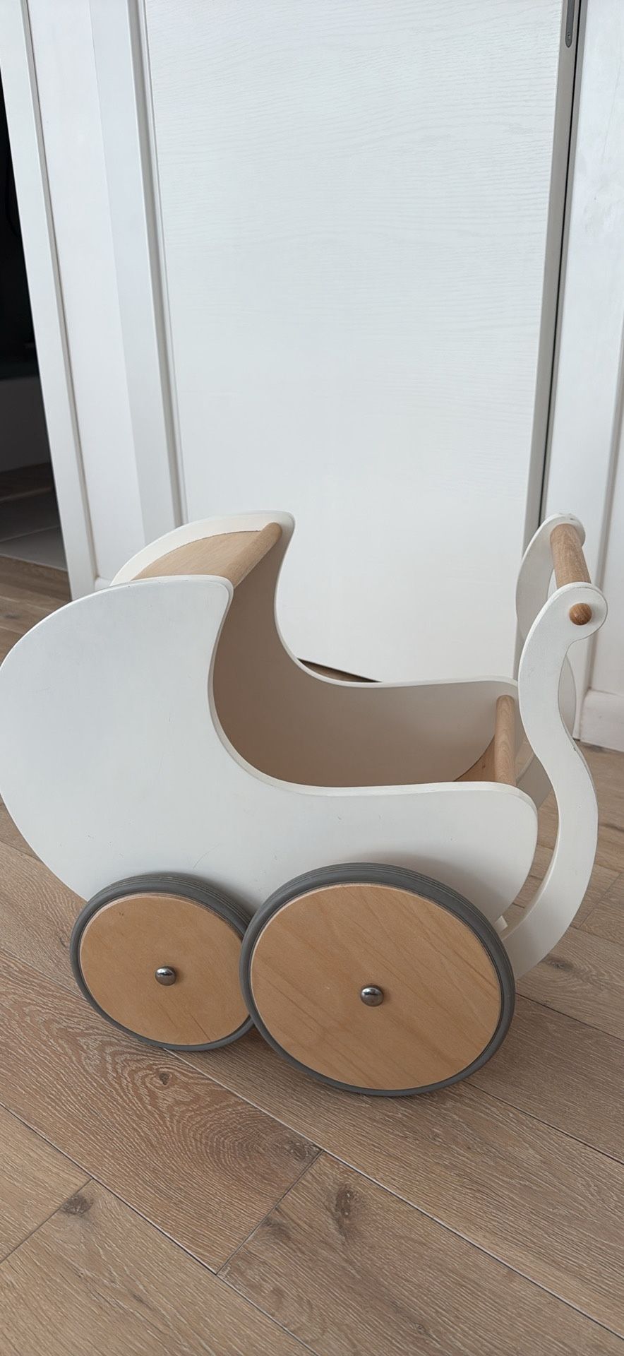 Wooden Doll Carriage 
