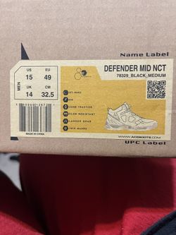 Size 15 Men’s Defender Mid Steel toe