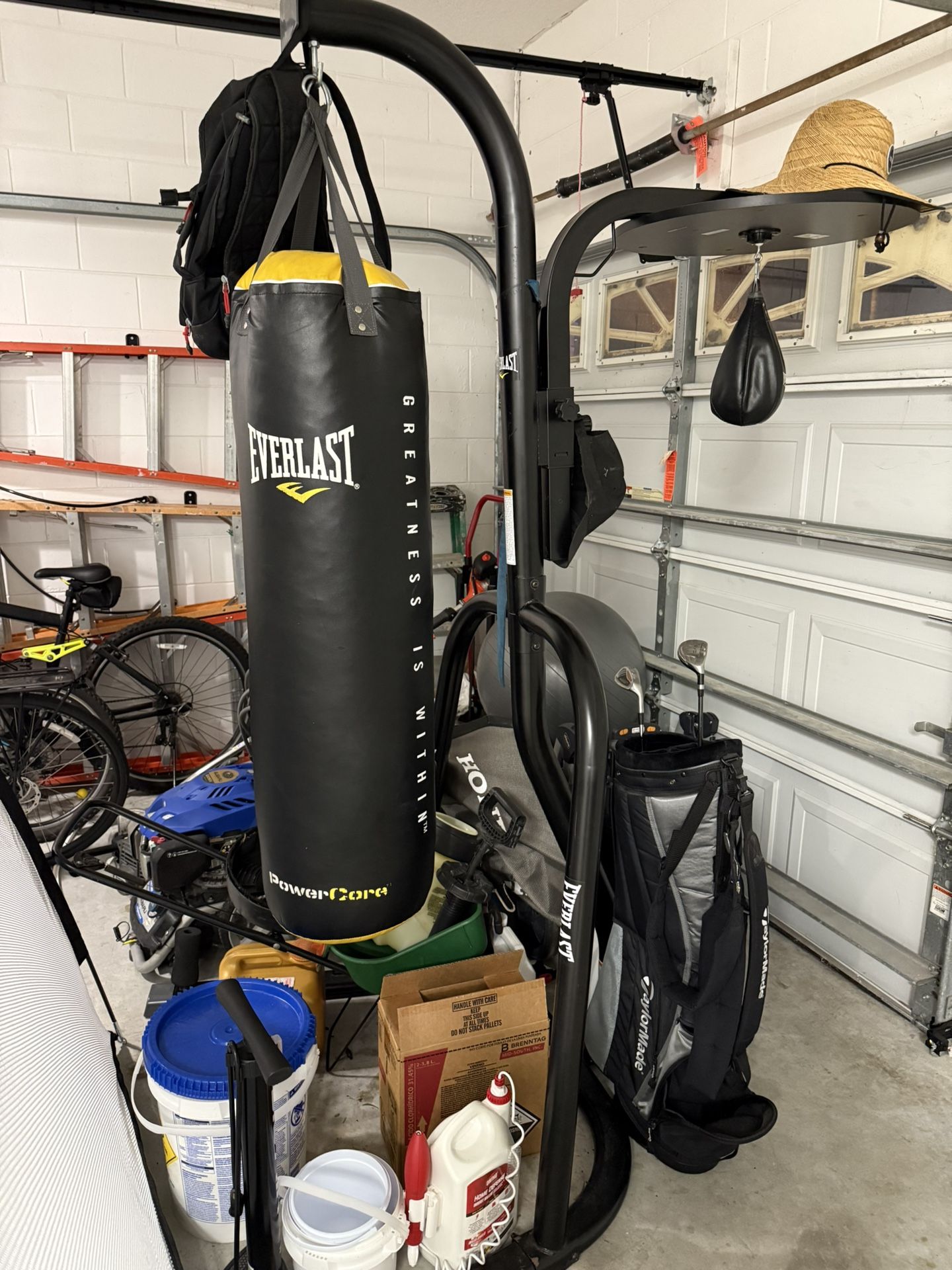 Everlast Punching Bag w Speed Bag
