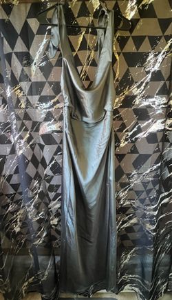 Charcoal Gray Long Dress