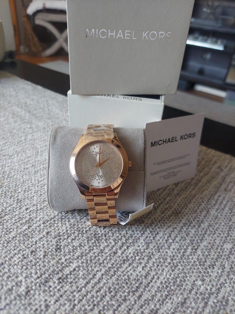Michael Kors Rose Gold Womans Watch